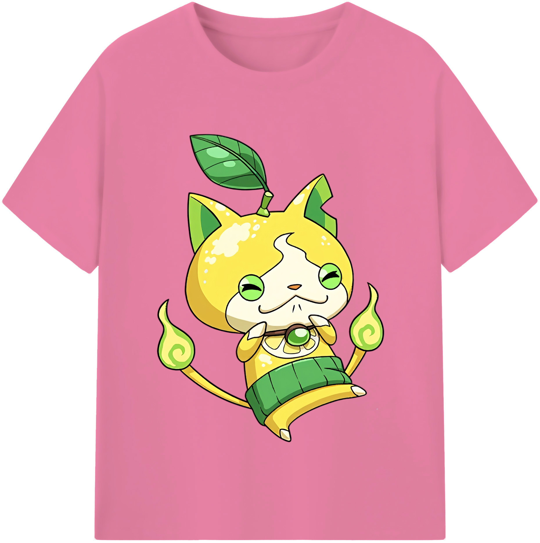 （画像用） 妖怪ウォッチ Yo-kai Watch 綿100％半袖Tシャツ（フロントプリント）